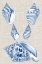 Picture of NAVY AND LINEN SHELLS III