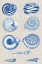 Picture of NAVY AND LINEN SHELLS V