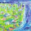 Picture of COASTAL FUN COLLAGE I