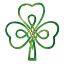 Picture of GILDED SHAMROCK I