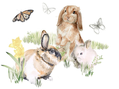 Picture of ENGLISH BUNNIES II