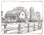 Picture of FARM SKETCH I