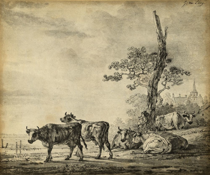 Picture of PASTORAL ETCHING I