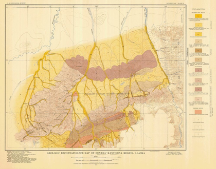 Picture of NENANA-KANTISHNA REGION ALASKA - USGS 1919