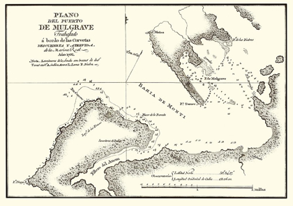 Picture of PUERTO DE MULGRAVE ALASKA - ESPINOSA Y TELLO 1802