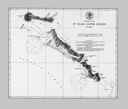 Picture of ST ELIAS ALPINE REGION ALASKA - USCS 1875