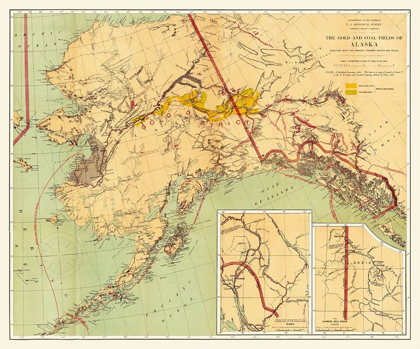 Picture of GOLD AND COAL FIELDS ALASKA - WALCOTT 1898