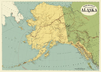 Picture of ALASKA - RAND MCNALLY 1897