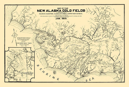 Picture of NEW ALASKA GOLD FIELDS - TEMPLE 1901