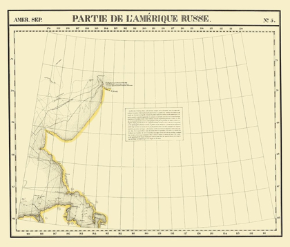 Picture of ALASKA NORTHEASTERN PART NO 5 - VANDERMAELEN 1827
