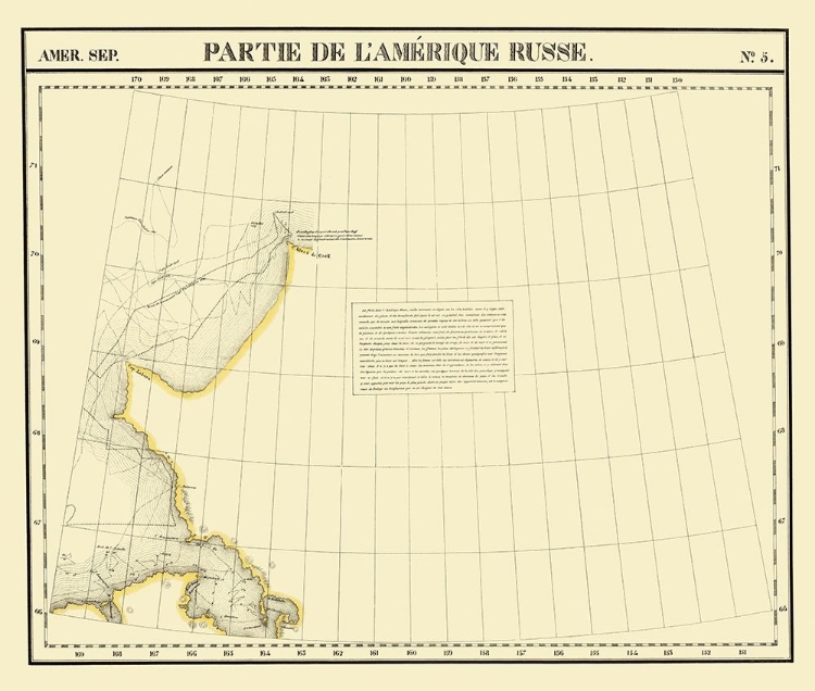 Picture of ALASKA NORTHEASTERN PART NO 5 - VANDERMAELEN 1827