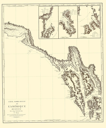 Picture of ALASKA SOUTHERN PORTION NO 6 - VANCOUVER 1800