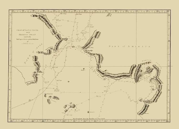 Picture of ALASKA BERING STRAIT - NICOL 1785