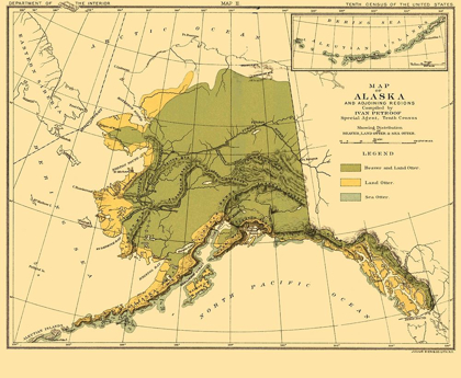 Picture of ALASKA ECOLOGICAL MAP - BIEN 1882