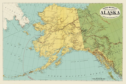 Picture of ALASKA, SIBERIA - RAND MCNALLY 1897