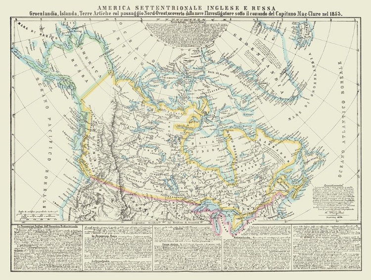 Picture of ENGLISH RUSSIAN AMERICAN TERRITORIES