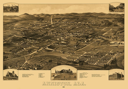 Picture of ANNISTON ALABAMA - BECK 1887