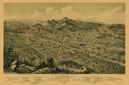 Picture of ANNISTON ALABAMA - GLOVER 1888