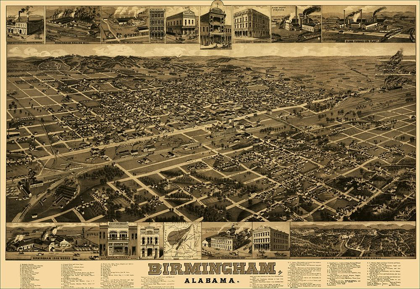 Picture of BIRMINGHAM ALABAMA - BECK 1885