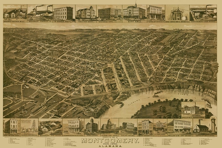 Picture of MONTGOMERY ALABAMA - WELLGE 1887