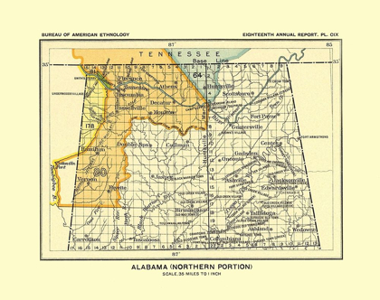 Picture of NORTHERN ALABAMA - HOEN 1896