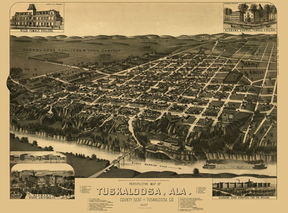 Picture of TUSKALOOSA ALABAMA - WELLGE 1887