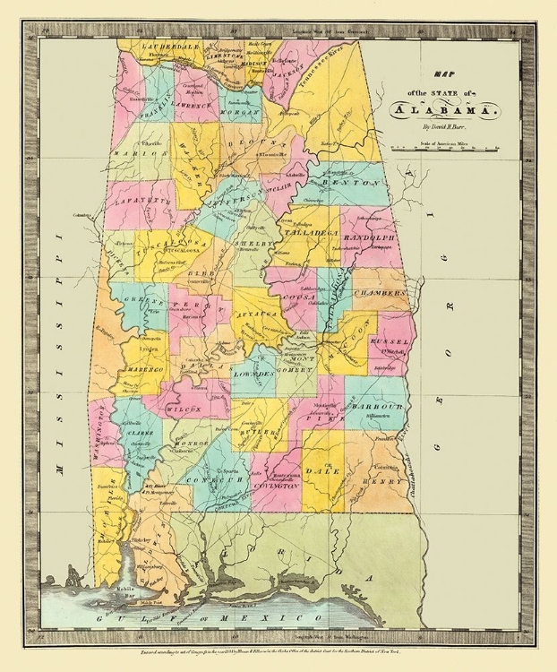 Picture of ALABAMA - BURR 1835