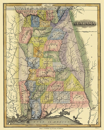 Picture of ALABAMA - LUCAS 1823