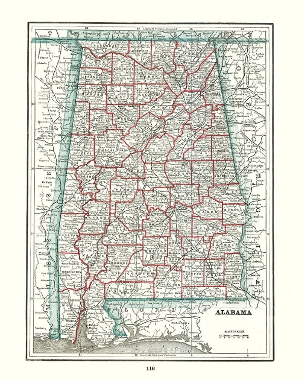 Picture of ALABAMA - RATHBUN 1893