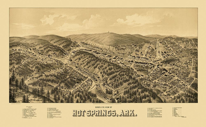 Picture of HOT SPRINGS ARKANSAS - WELLGE 1888