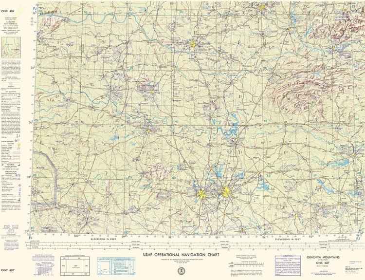 Picture of OUACHITA MOUNTAINS - USGS 1960