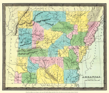 Picture of ARKANSAS TERRITORY - BURR 1835