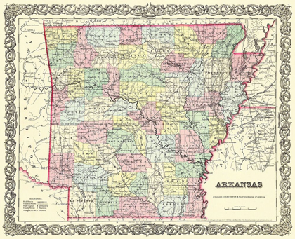 Picture of ARKANSAS - COLTON 1855