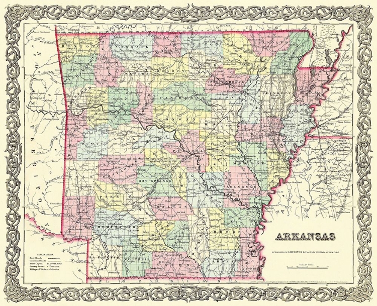 Picture of ARKANSAS - COLTON 1855