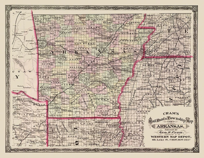 Picture of ARKANSAS - CRAM 1875