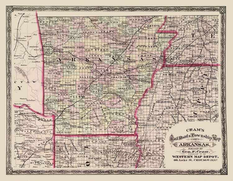 Picture of ARKANSAS - CRAM 1875