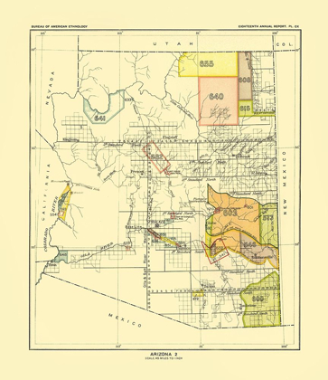 Picture of ARIZONA - HOEN 1896