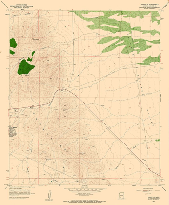 Picture of NORTH EAST BISBEE ARIZONA QUAD - USGS 1958