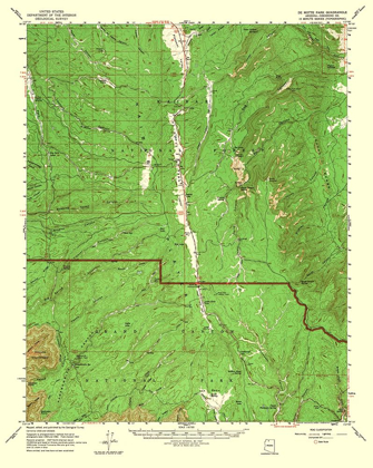 Picture of DE MOTTE PARK ARIZONA QUAD - USGS 1964