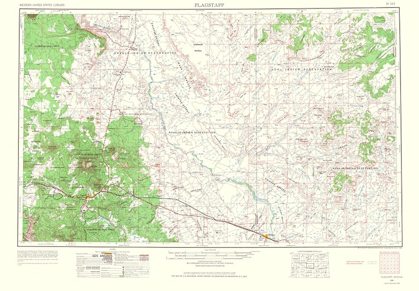 Picture of FLAGSTAFF ARIZONA SHEET - USGS 1966