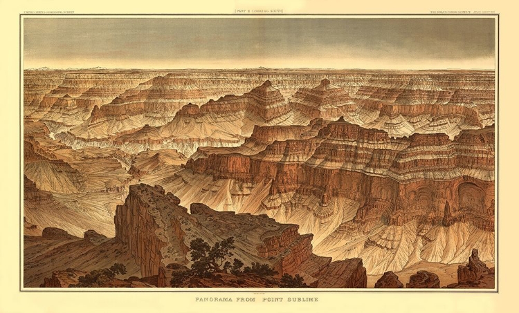 Picture of GRAND CANYON, POINT SUBLIME ARIZONA - BIEN 1882