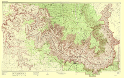 Picture of GRAND CANYON VICINITY ARIZONA - USGS 1962