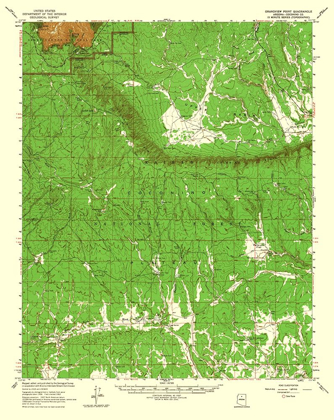 Picture of GRANDVIEW POINT ARIZONA QUAD - USGS 1962