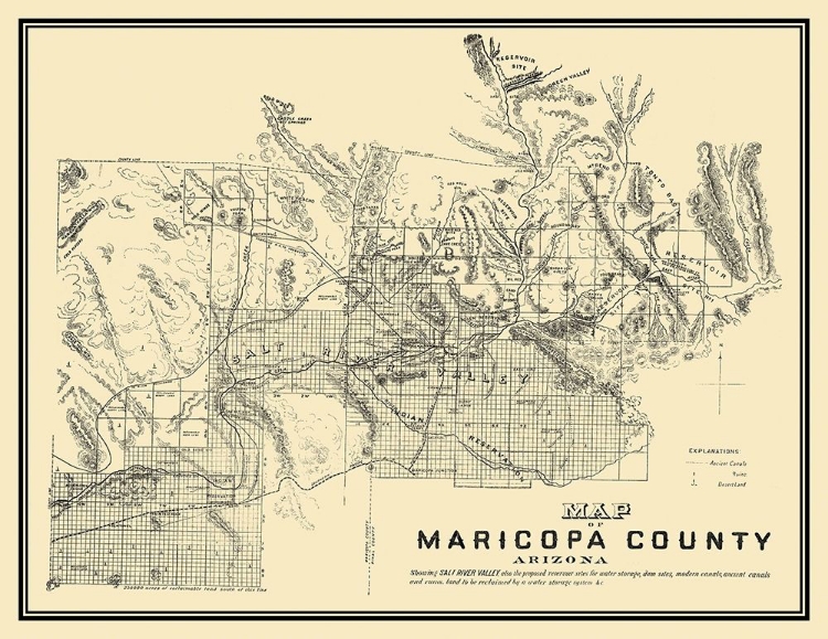 Picture of MARICOPA ARIZONA - 1889