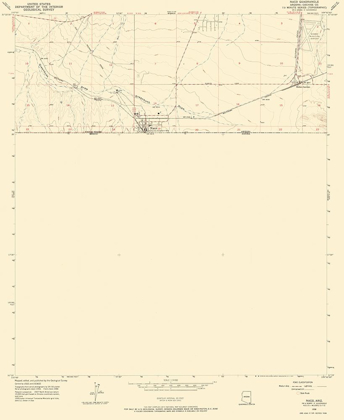 Picture of NACO ARIZONA QUAD - USGS 1958