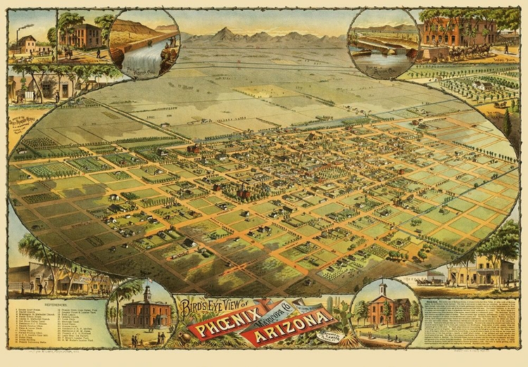 Picture of PHOENIX ARIZONA - SCHMIDT 1885