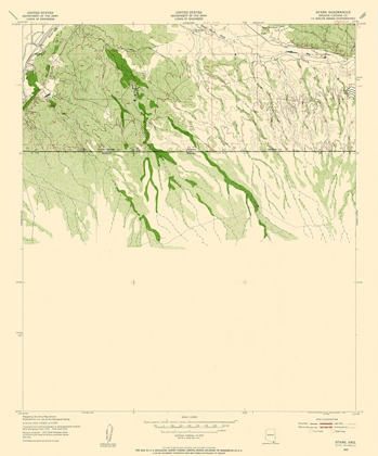 Picture of STARK ARIZONA QUAD - USGS 1952