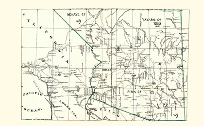 Picture of ARIZONA GUIDE BOOK OF THE PACIFIC - BROWN 1866