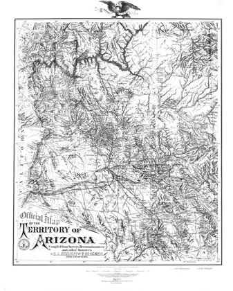 Picture of ARIZONA TERRITORY - RIECKER 1880