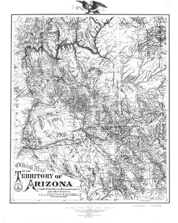 Picture of ARIZONA TERRITORY - RIECKER 1880